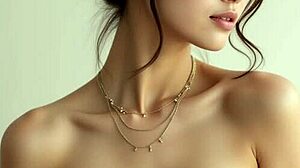 thai girl flaunts BIG TITS BOOBS in sexy lingerie dress scene