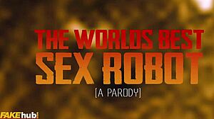 Atlanta Moreno as the ultimate flexible sex robot takes big cock doggystyle creampie in missionary ride