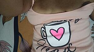 Hidden cam catches busty stepsis fingering juicy pussy lips?