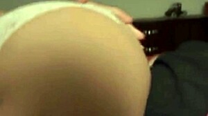 horny beauty flashes those nice tits