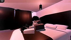 fucking fierce shark girl hard in roblox condo anal doggystyle