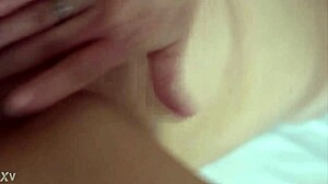 Watch my 58-year-old friend finger her wet pussy while I film every moan