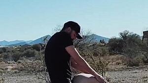 Risky Roadside Fuck with Blonde Wife Ends in Facial Cumshot!