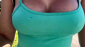ever seen an italian milf's big tits and hard nipples bouncing around miami?
