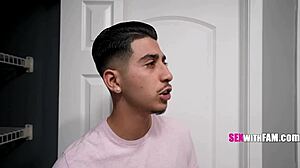 i couldn't resist giving step bro head after he folded my clothes right