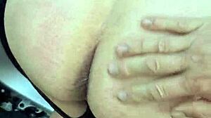 Does this fat ass milf's huge cheeks jiggle right during her spanking session?