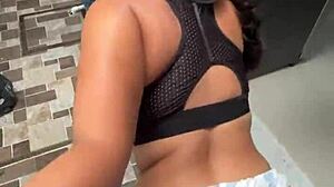 Neighbor in Tight Jeans Begs for Laundry Help with Teasing Curves