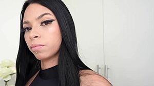 Super Cute Brazilian Takes Monster Cocks in First DP Anal ATM