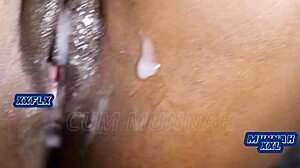 becca slurps cock sloppy then missionary cumshot for lunch cash