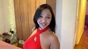 real latina couple's first cuckold doggystyle with mr poronga's monster cock!