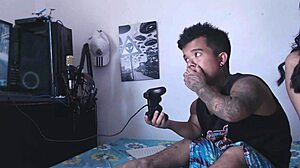 stepbro, forget games and let horny stepsis play with your cock instead?