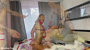 Monika Fox Takes Double Anal Fisting in Wild BDSM Gangbang Party!