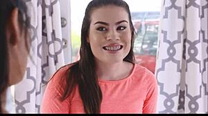 hey two teen latinas with braces wanna get fucked hard together or what?