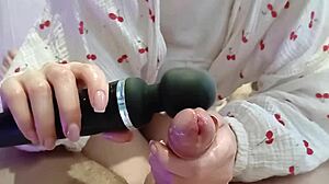 Step Sister Coaxes Thick Cum Burst From Vibrator Play