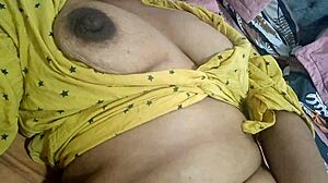 Morena Brunette Fingers Big Tits Owner's Juicy Gaping Pussy In Solo Masturbation