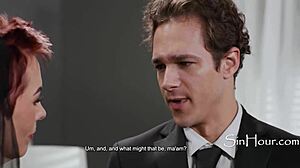 Jayden Marcos pounds grieving gilf widow Ruby Lynne at funeral