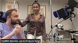 Miss Mars' Blindfolded Armpit Fetish Backstage with Handcuffs