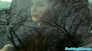 Redhead femdom babe in heels and stockings demands deep pounding until messy facial finish