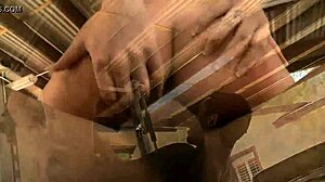 he rams biggest cock into shaved college coed pussy outdoors