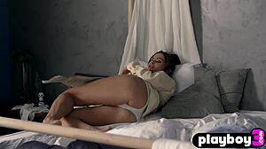 Sexy Milf Model Rips Clothes Off Small Tits Morning