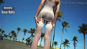 i love japanese-brazilian beauty's naked street triple anal