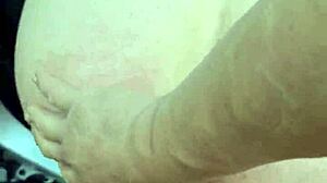 Does this fat ass milf's huge cheeks jiggle right during her spanking session?