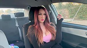Italian Big Tits Milf Artemisia Loves Hot 420 Smoke Fetish in Car