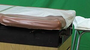 scarlett johnson gags deepthroats during vag inspection