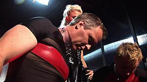 I join Eva Angelina's wild anal creampie orgies in neon dungeon blowbang