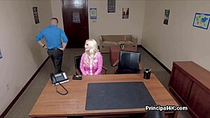 ever wonder what happens when milf bounces on principal's cock calling home?