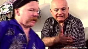 Swinger Milfs Finger Lick and Fuck Hard at Blonde Orgy Party