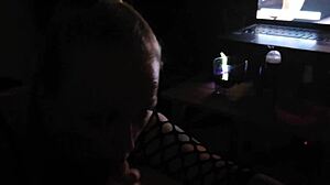 Cristall Princess Delivers Sensual Cock Sucking