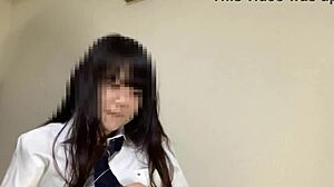 Teen Uniform Cosplay Forced Cumshot