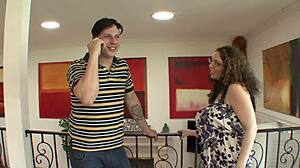 stepmom kiki daire fucks shy stepson hard