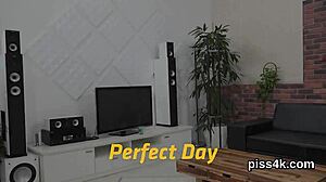 Lesbian Girls Drench Cunts in Urine Then Squirt Wet