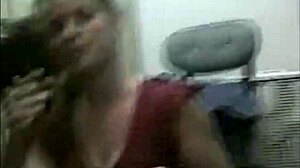 Fucking My Friend's Tight Pussy Over Desk in Office Heat