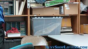 Teen Shoplifter Bent Over Rammed Hardcore