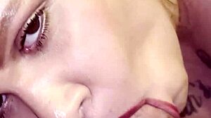 oh man dj brisa sucks it lying down til she gags hard on that brazilian cock