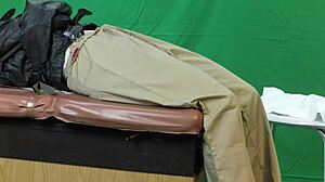 scarlett johnson gags deepthroats during vag inspection