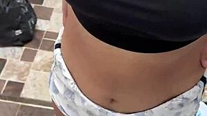 Neighbor in Tight Jeans Begs for Laundry Help with Teasing Curves