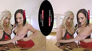 Heart-Racing Threesome with Fetish Milfs Realitylovers