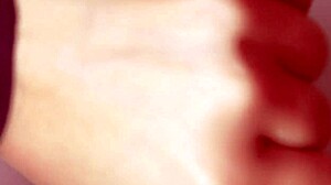 Japanese babe craves monster cock close-up, swallows every cum drop