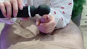 Step Sister Coaxes Thick Cum Burst From Vibrator Play