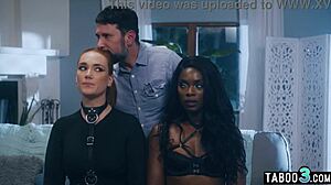 Obedient Siri Dahl And Ebony Friend Serve Husband's Cock!