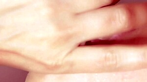 Japanese babe craves monster cock close-up, swallows every cum drop