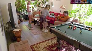 Horny Stepsisters Ditch Chores To Ride Stepbrother Cock Hard!