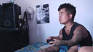 stepbro, forget games and let horny stepsis play with your cock instead?