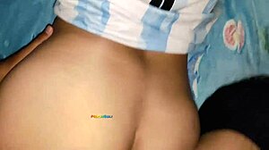 young latina girlfriend caught masturbating invites touch leading to wild passionate fuck