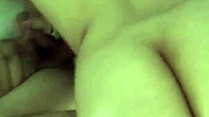 Girlfriend sucks boyfriend's cock with handjob