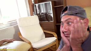 why stretch this tiny milf ass with bbc while hubby watches her face get wrecked?